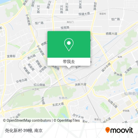 尧化新村-39幢地图