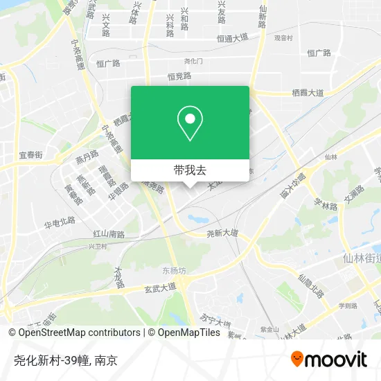 尧化新村-39幢地图