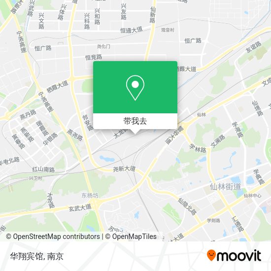 华翔宾馆地图