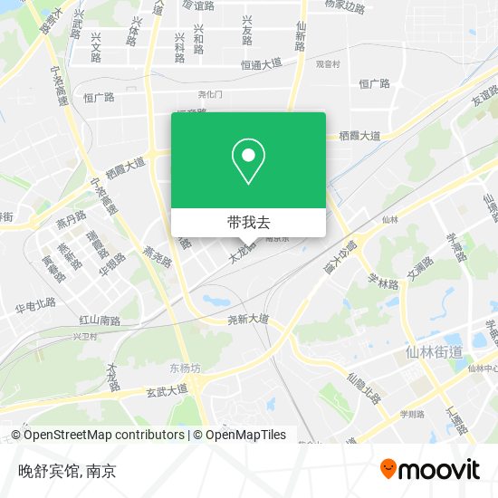 晚舒宾馆地图