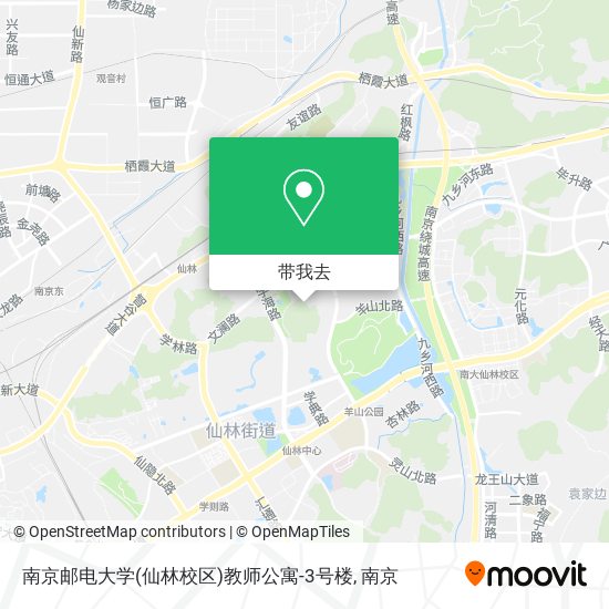 南京邮电大学(仙林校区)教师公寓-3号楼地图