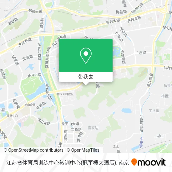 江苏省体育局训练中心转训中心(冠军楼大酒店)地图