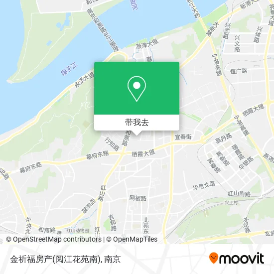 金祈福房产(阅江花苑南)地图