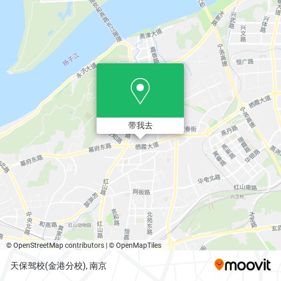 天保驾校(金港分校)地图