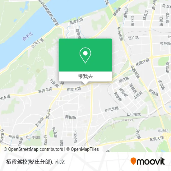 栖霞驾校(晓庄分部)地图