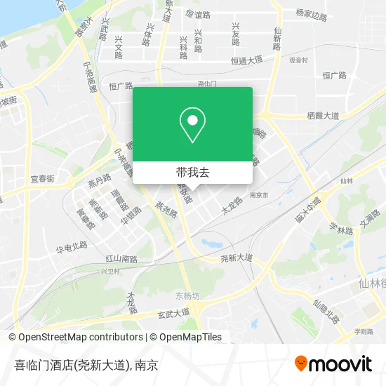喜临门酒店(尧新大道)地图
