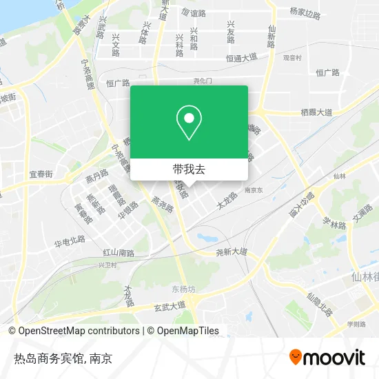 热岛商务宾馆地图