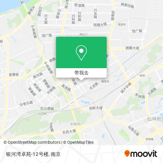 银河湾卓苑-12号楼地图
