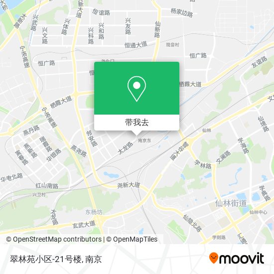 翠林苑小区-21号楼地图
