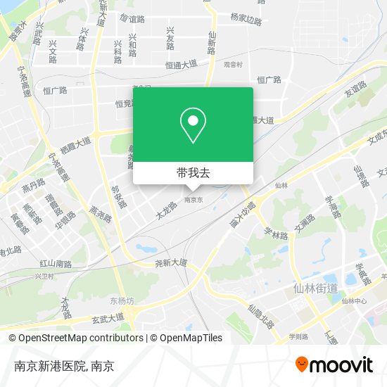 南京新港医院地图