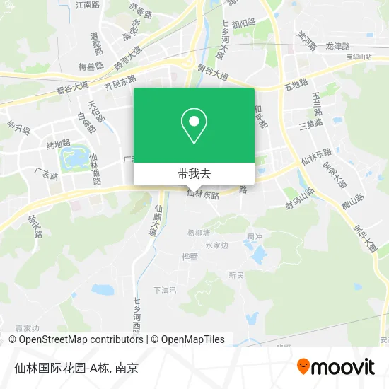 仙林国际花园-A栋地图
