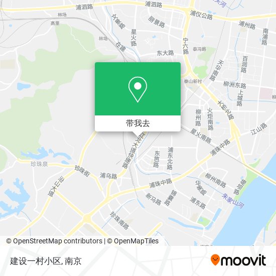 建设一村小区地图
