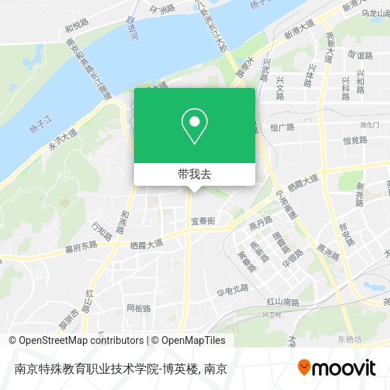 南京特殊教育职业技术学院-博英楼地图