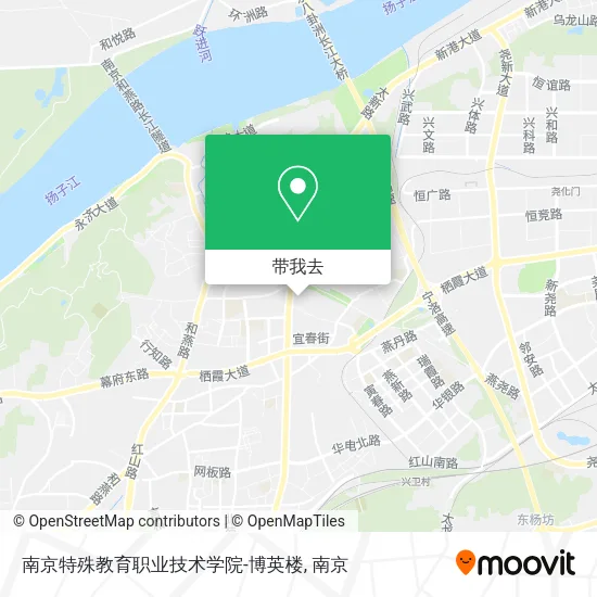 南京特殊教育职业技术学院-博英楼地图