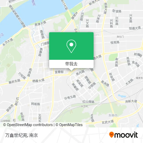 万鑫世纪苑地图