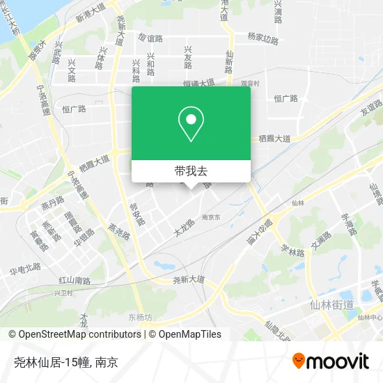 尧林仙居-15幢地图