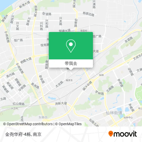 金尧华府-4栋地图