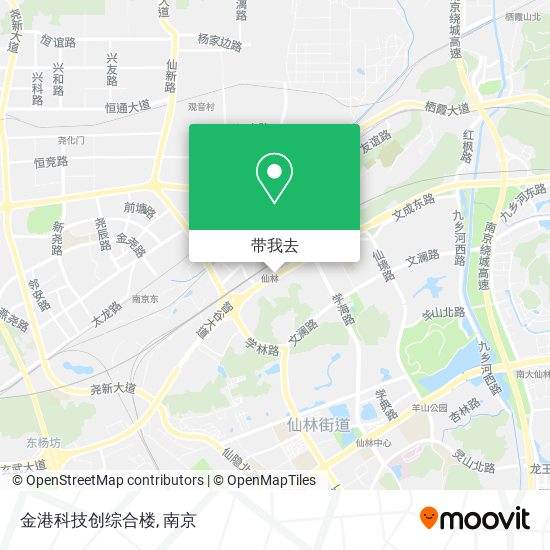 金港科技创综合楼地图