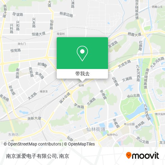 南京派爱电子有限公司地图