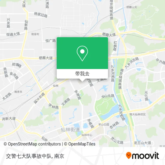 交警七大队事故中队地图