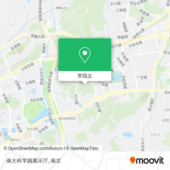 南大科学园展示厅地图