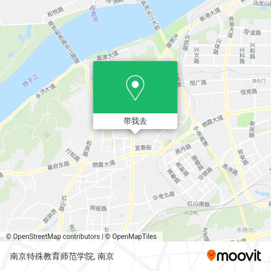 南京特殊教育师范学院地图