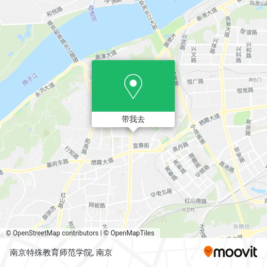 南京特殊教育师范学院地图