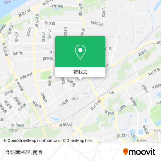 华润幸福里地图