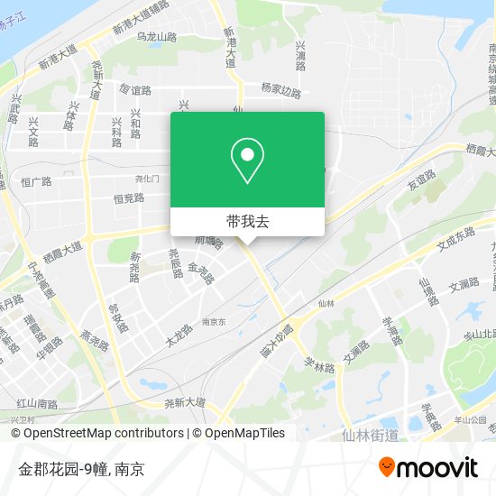 金郡花园-9幢地图