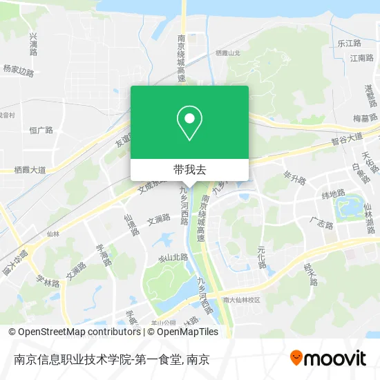 南京信息职业技术学院-第一食堂地图