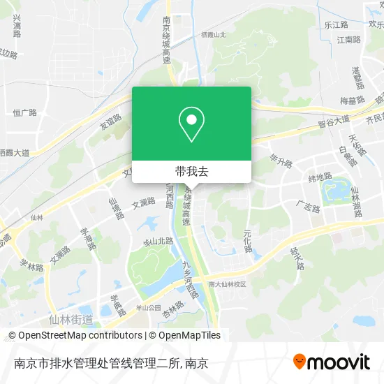南京市排水管理处管线管理二所地图