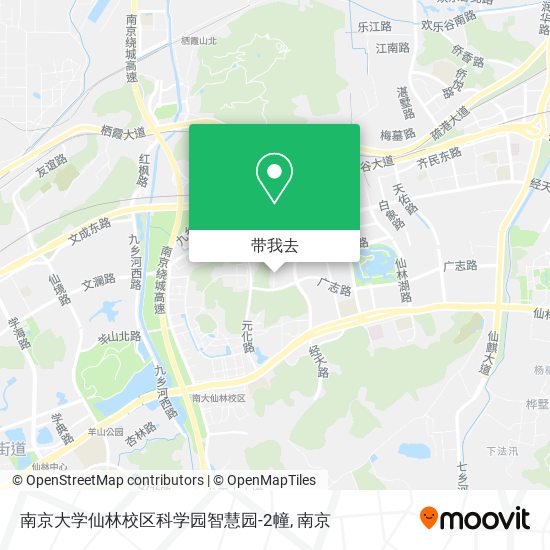 南京大学仙林校区科学园智慧园-2幢地图