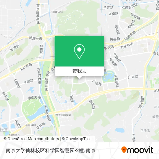 南京大学仙林校区科学园智慧园-2幢地图