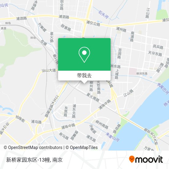 新桥家园东区-13幢地图
