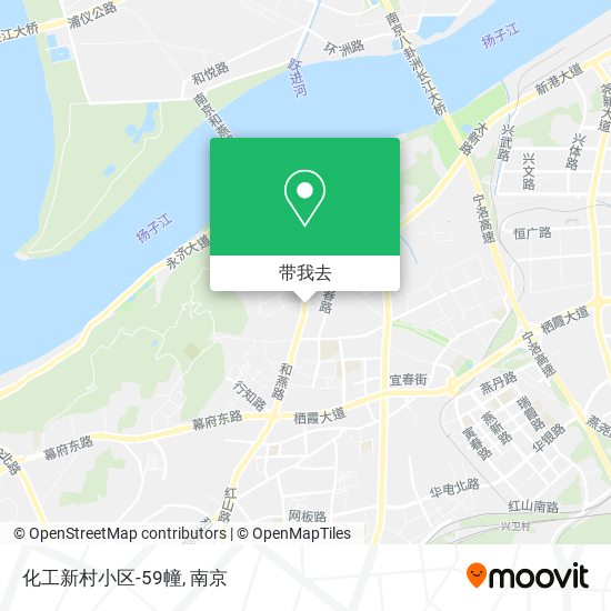 化工新村小区-59幢地图