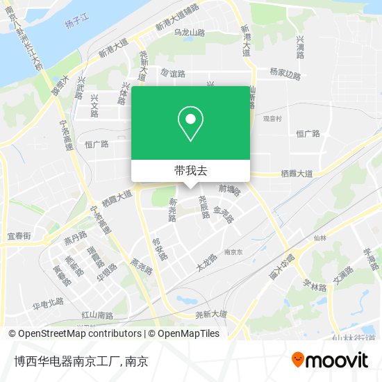 博西华电器南京工厂地图