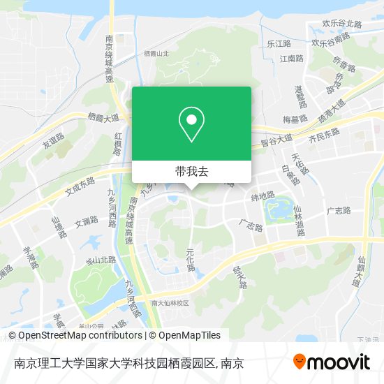 南京理工大学国家大学科技园栖霞园区地图