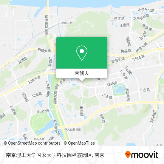 南京理工大学国家大学科技园栖霞园区地图