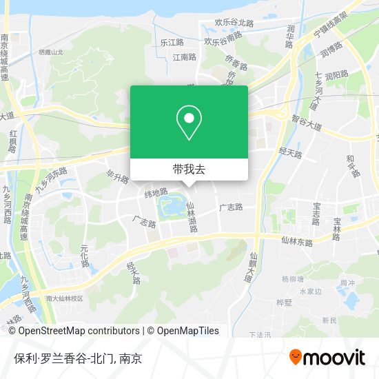 保利·罗兰香谷-北门地图