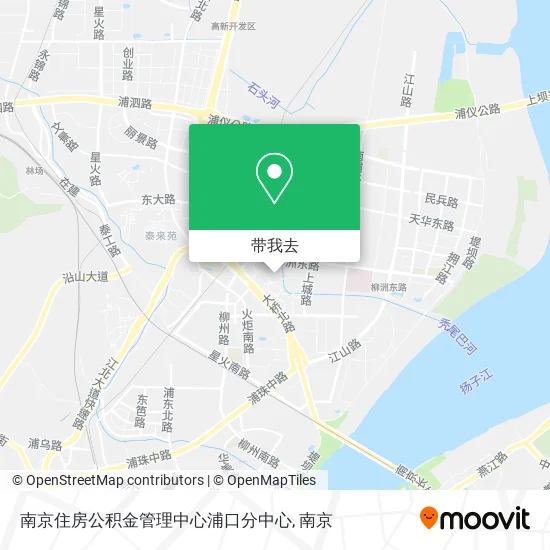 南京住房公积金管理中心浦口分中心地图
