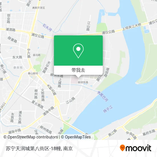 苏宁天润城第八街区-18幢地图