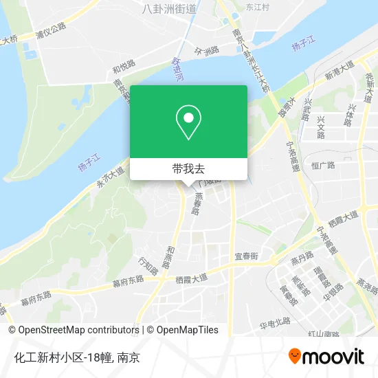 化工新村小区-18幢地图