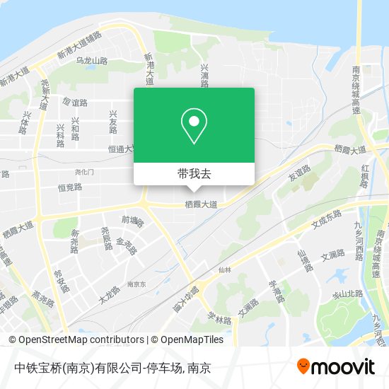 中铁宝桥(南京)有限公司-停车场地图