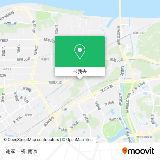 谢家一桥地图