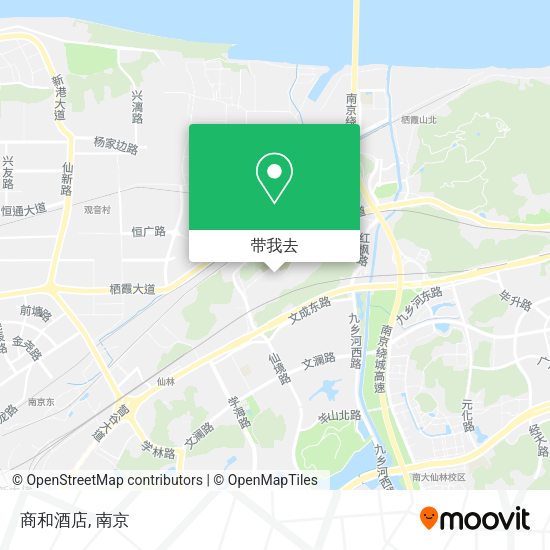 商和酒店地图