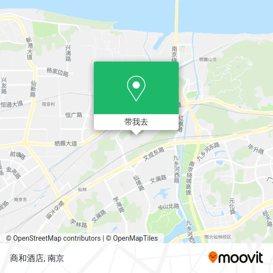 商和酒店地图