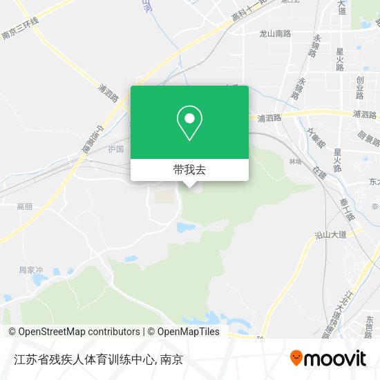 江苏省残疾人体育训练中心地图