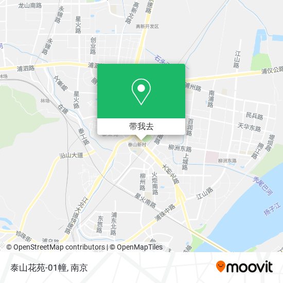 泰山花苑-01幢地图