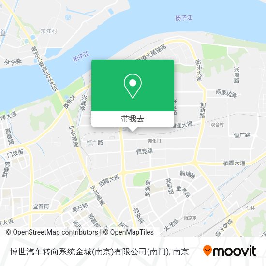 博世汽车转向系统金城(南京)有限公司(南门)地图