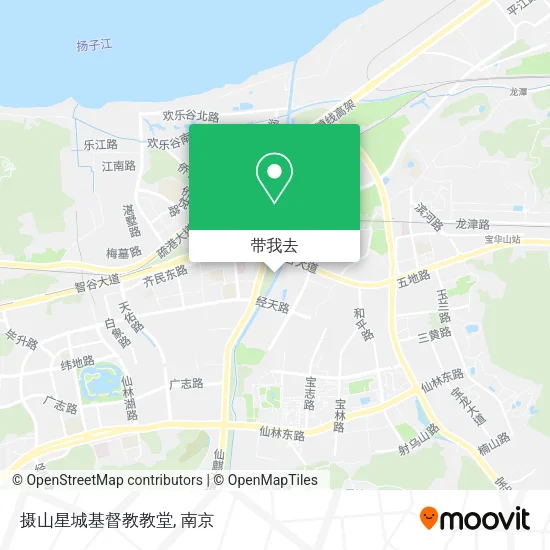 摄山星城基督教教堂地图